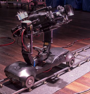 TV profesyonel dijital video kamerada bir konser salonu.