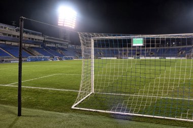 Futbol alan çimen yakın çekim