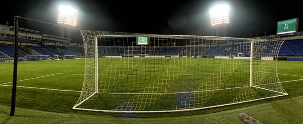 Futbol alan çimen yakın çekim — Stok fotoğraf