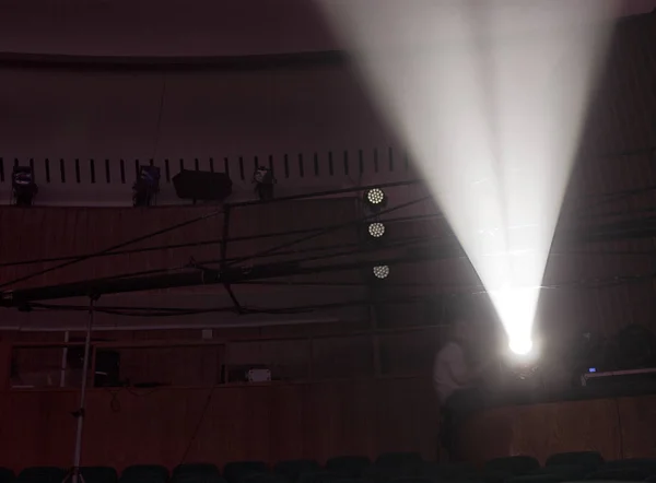 Luz Cena Durante Concerto — Fotografia de Stock