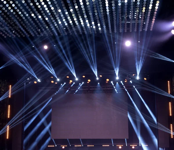 Licht Van Scène Tijdens Het Concert — Stockfoto