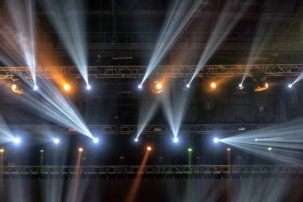 Światła Sceny Podczas Koncertu — Zdjęcie stockowe