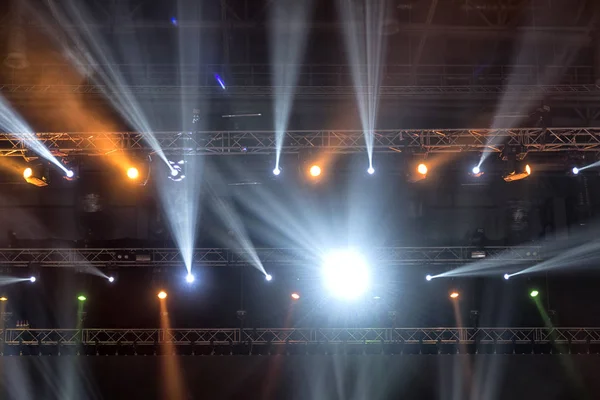 Ljuset Från Scenen Konserten — Stockfoto