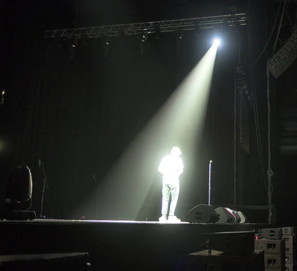 Φως Από Σκηνή Κατά Διάρκεια Της Συναυλίας — Φωτογραφία Αρχείου