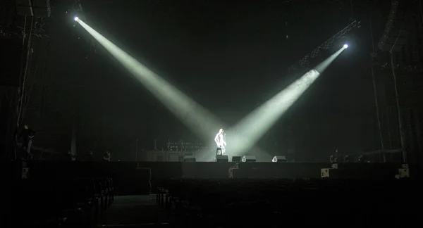 Světlo Scény Během Koncertu — Stock fotografie