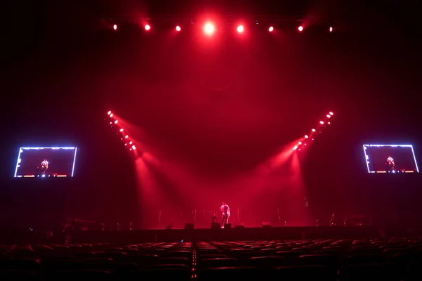 Ljuset Från Scenen Konserten — Stockfoto