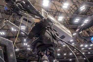 spor yarışmaları, kameraya yakın çekim televizyon Tv yayını.