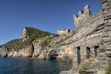 Cinque Terre, tarihi merkezi. doğal peyzaj. İtalya.