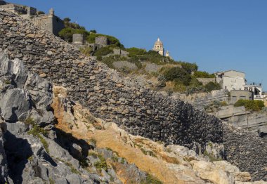 Cinque Terre, tarihi merkezi. doğal peyzaj. İtalya.