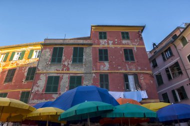 Cinque Terre, tarihi merkezi. doğal peyzaj. İtalya.