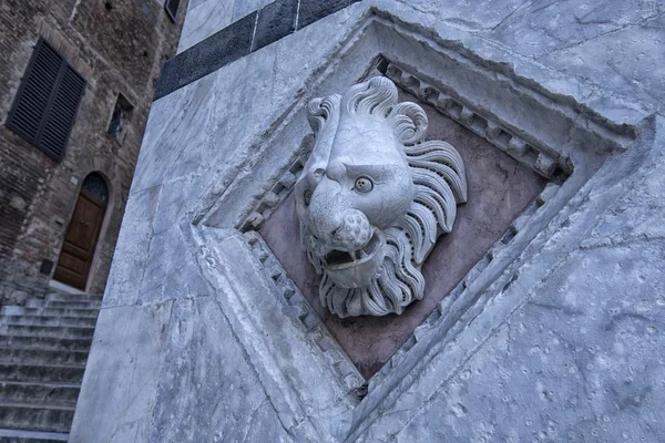 Blick Auf Die Schöne Stadt Siena Oktober Italien — Stockfoto