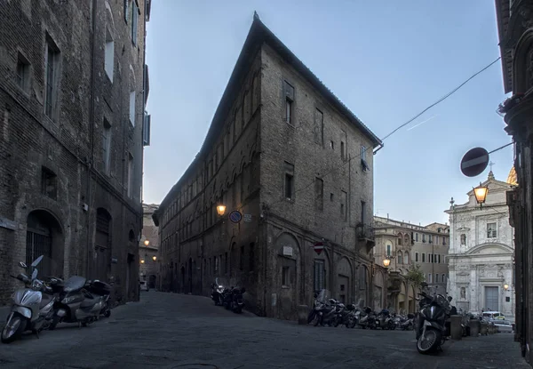 Vista Bela Cidade Siena Outubro Itália — Fotografia de Stock
