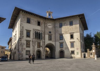 Pisa, tarihi merkezi. doğal peyzaj. İtalya.