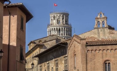 Pisa, tarihi merkezi. doğal peyzaj. İtalya.