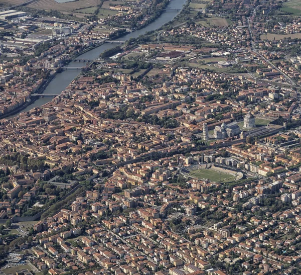 Pisa Historické Centrum Přírodní Krajiny Itálie — Stock fotografie