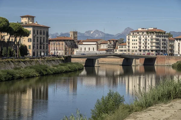 Pisa Historické Centrum Přírodní Krajiny Itálie — Stock fotografie