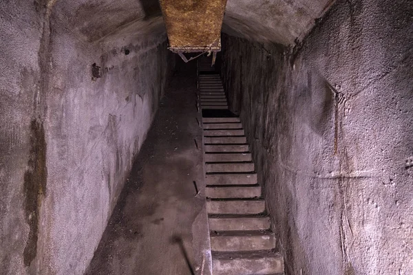 Abandoned Military Underground Fortifications Territory Former Soviet Union — Stock Photo, Image