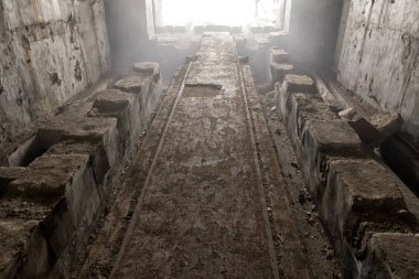 eski Sovyetler Birliği topraklarında askeri yeraltı tahkimatı terk.