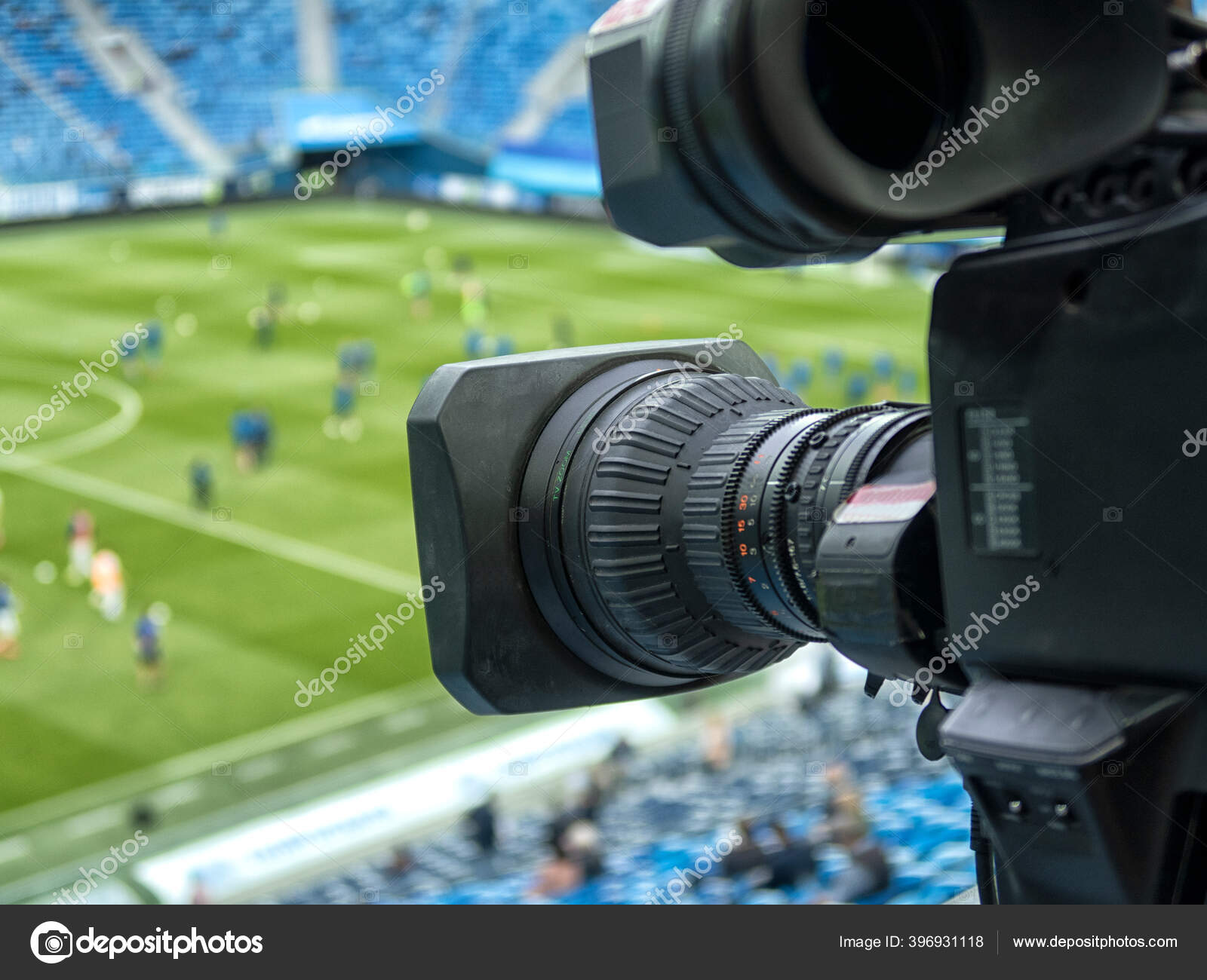Soccer Football Camera Lens Broadcast Camera Football Video Camera