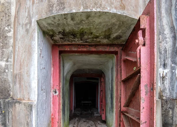 Fortifications Défensives Militaires Entrepôt Poudre Vladivostok Russie — Photo