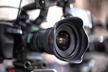 Film endüstrisi. Video kameranın ayrıntıları. Dijital Kamera ile Yayın ve Kayıt