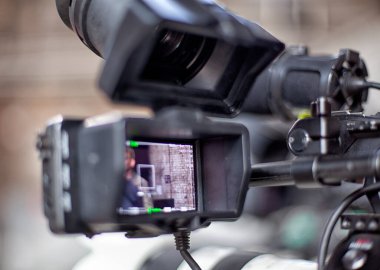 Film endüstrisi. Video kameranın ayrıntıları. Dijital Kamera ile Yayın ve Kayıt