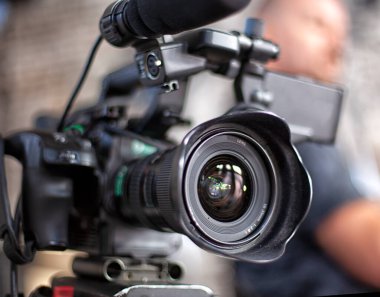 Film endüstrisi. Video kameranın ayrıntıları. Dijital Kamera ile Yayın ve Kayıt