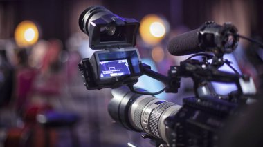 Film endüstrisi. Video kameranın ayrıntıları. Dijital Kamera ile Yayın ve Kayıt