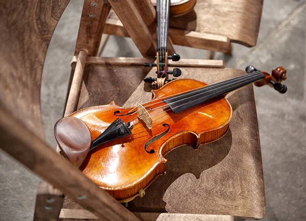 Instrumentos Musicais Orquestra Sinfônica Descansam Antes Concerto — Fotografia de Stock