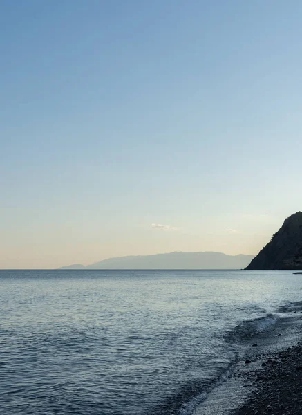 Tenang nyaman matahari terbenam di laut — Stok Foto