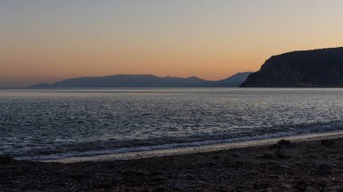 Karadeniz 'de güzel bir gün batımı