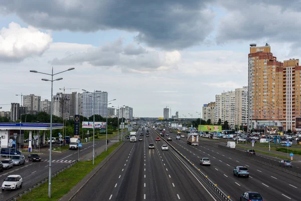Вид на дорогу в Борисполь — стоковое фото