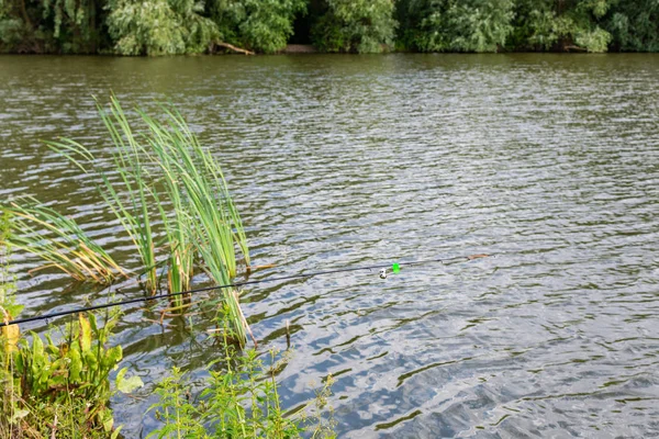 Rybářský prut s zvonek — Stock fotografie