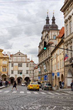 Prag sakin rahat sonbahar sokak