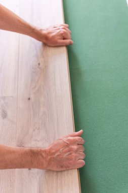 Ahşap laminat parke yükleme alt