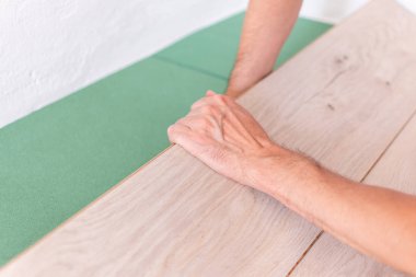 Ahşap laminat parke yükleme alt