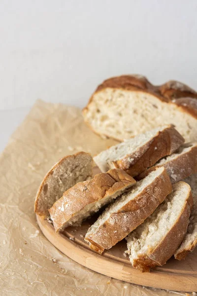Loaf of homemade bread — Stock Photo, Image