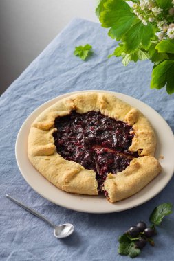 Lezzetli jostaberry galette