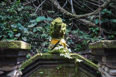 Kutsal maymun orman, Ubud, Bali, Endonezya heykeli