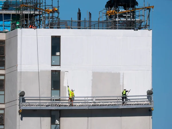 İnşaat serisi, 277 Mann Caddesi 'ndeki yeni yüksek katlı apartman inşaatında ilerleme var. Dış görünüş. Ticari kullanım resmi. Gosford, Avustralya - 12 Mayıs 2020: