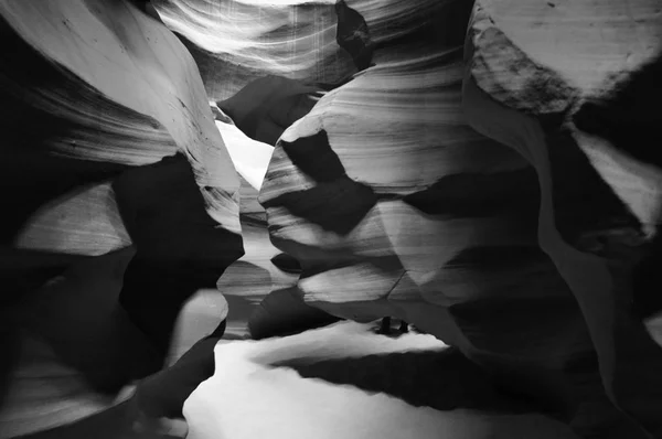 Black und White rock formations Lower Antelope Canyon USA