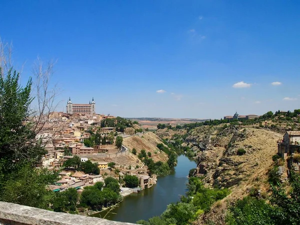 Tolède Tage Une Image Très Naturelle Espagne — Photo