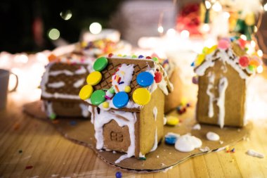 Noel evi dekore edilmiş