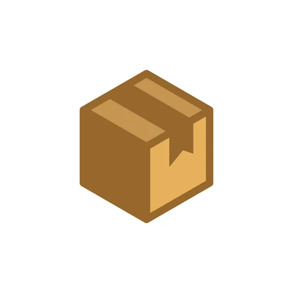 Lieferbox Vektor Icon Design — Stockvektor