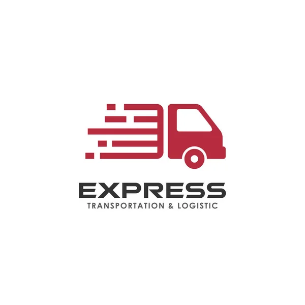 Services Livraison Logo Design Courier Logo Design Icône Vecteur Modèle — Image vectorielle