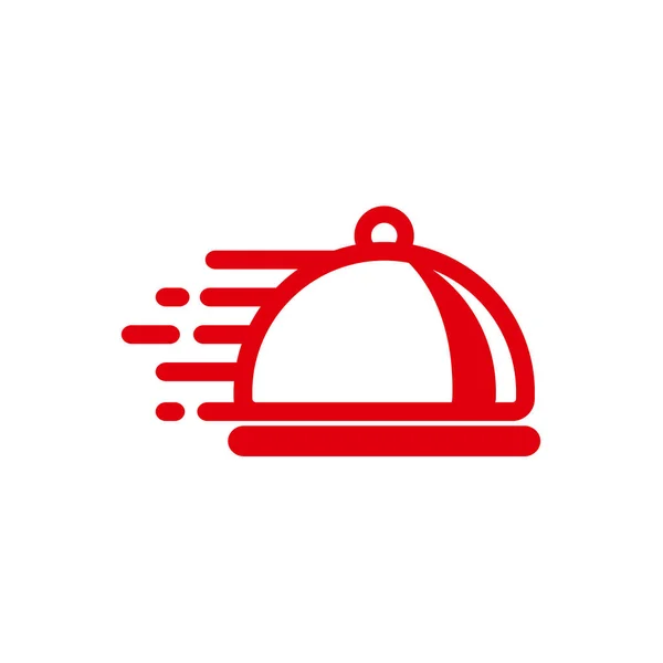 Projektowanie Logo Dostawy Żywności — Wektor stockowy