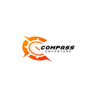 logo tasarım pusula. c harfi logo simgesi simgesi
