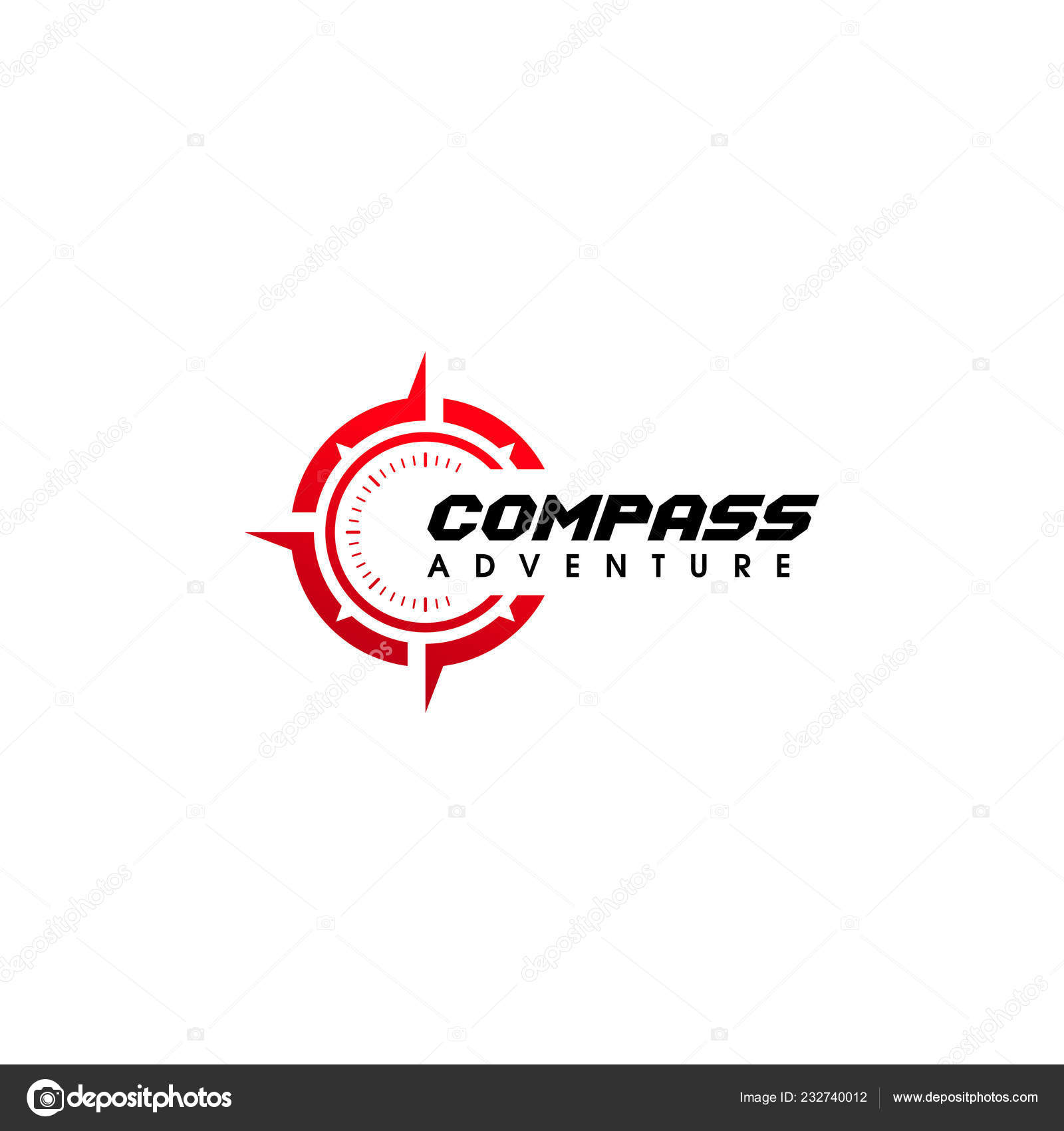 Compas Création Logo Symbole Icône Logo Lettre Image