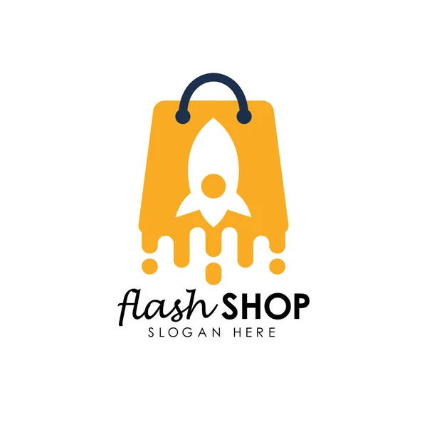Šablona Návrhu Loga Ikony Flash Prodej Flash Šablona Návrhu Loga — Stockový vektor