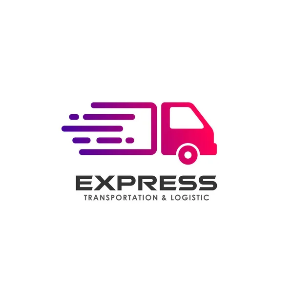 Services Livraison Logo Design Courier Logo Design Icône Vecteur Modèle — Image vectorielle